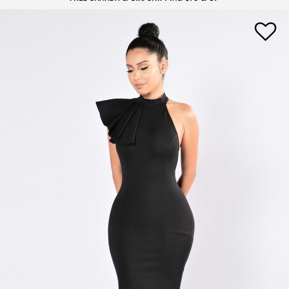 Fashion Nova Ruffle Butter dress